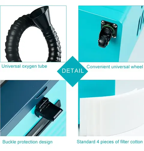 Bảng điều khiển kỹ thuật số của máy hút khói hàn Bakon BK262