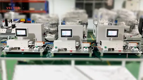 Hệ thống 3 máy siết đầu QD thực tế
