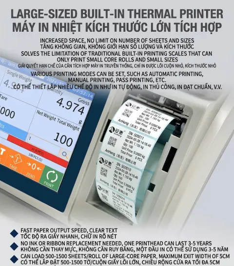 Tính năng cân phối trộn Batching trên cân điện tử VT-CTM