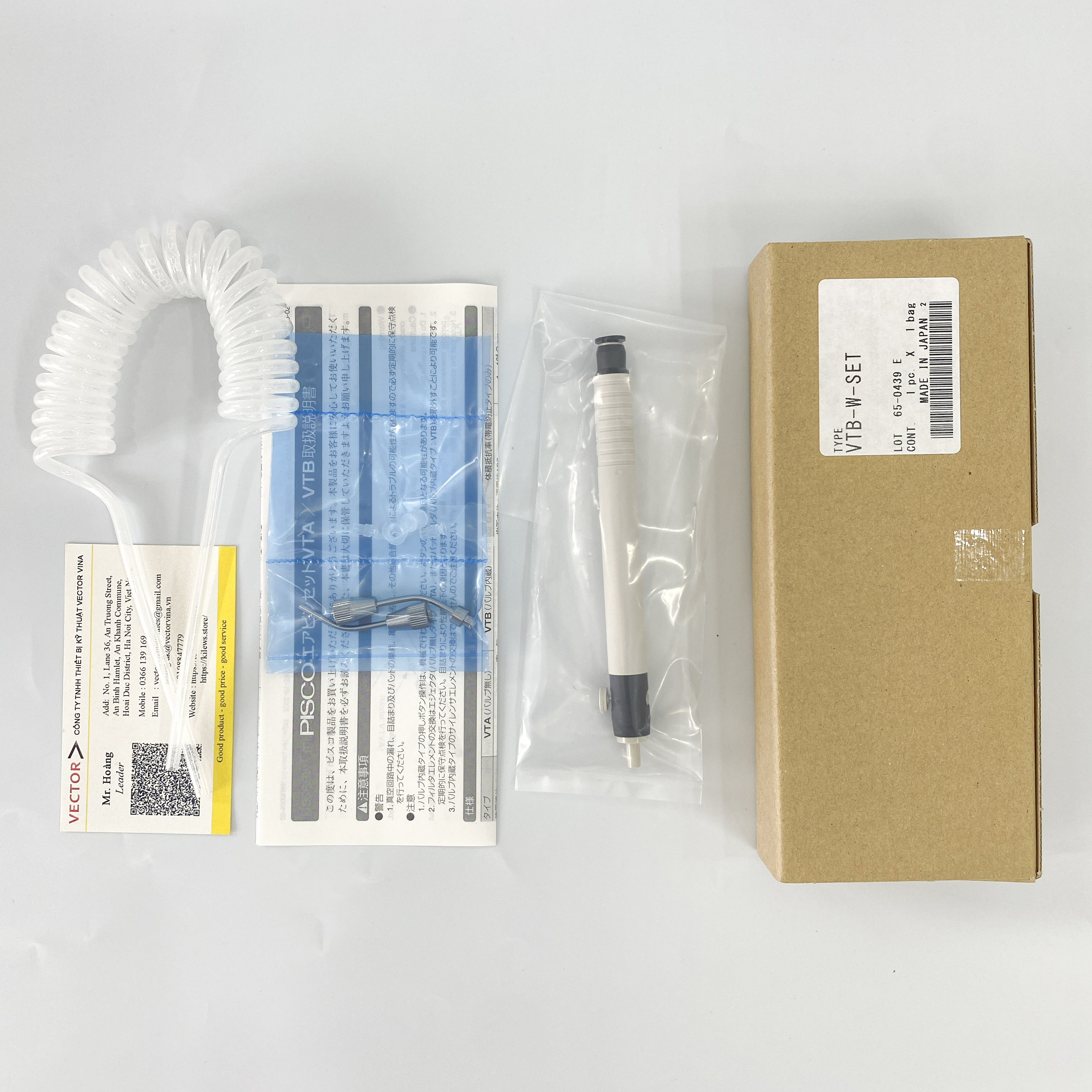 Hình ảnh thực tế Bút hút chân không Pisco WTB-W-SET