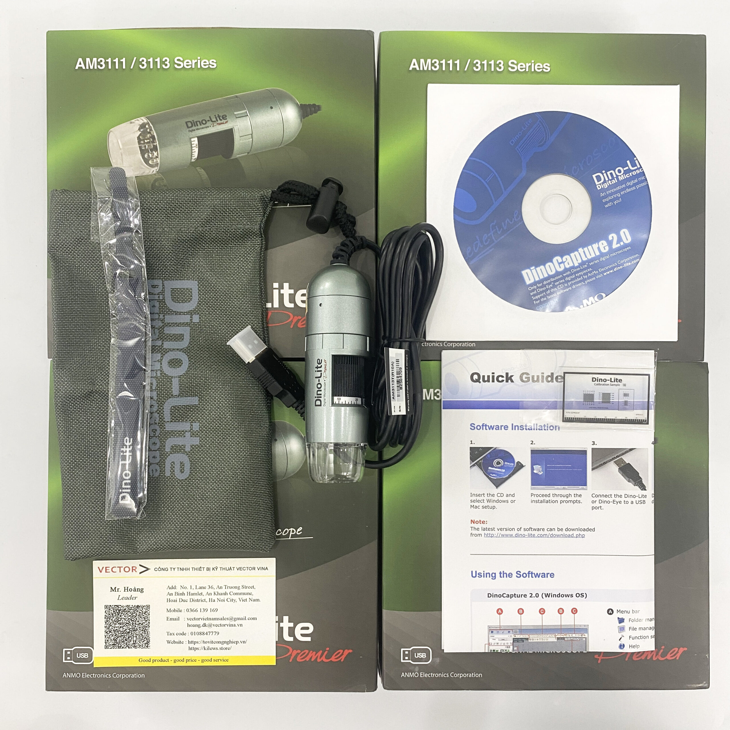 Kính Hiển Vi Kỹ Thuật Số Dino-Lite AM3113T (USB, 10x-200x, Đo Lường, MicroTouch) - Ảnh 3