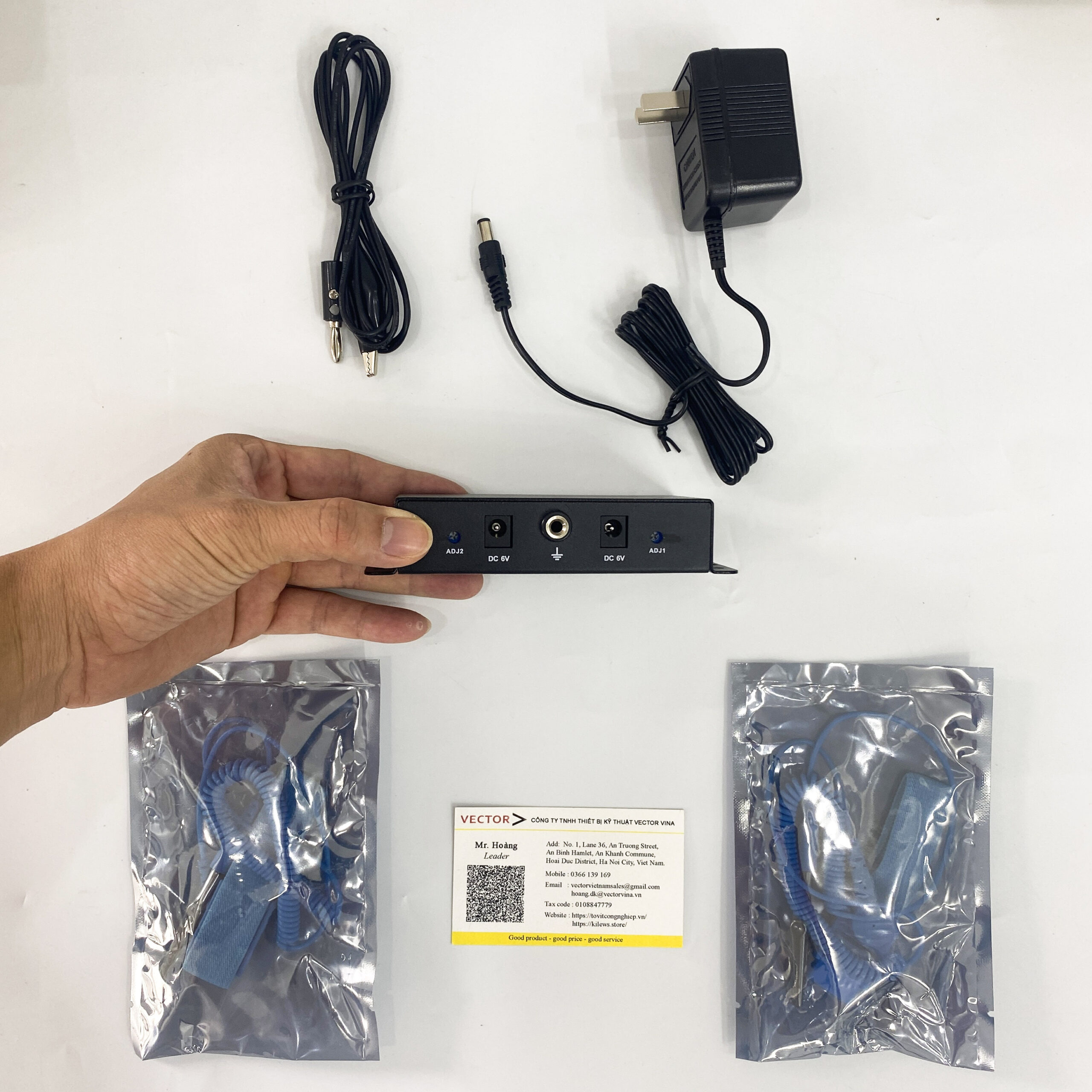 Bakon BK518-2 | Thiết Bị Giám Sát Vòng Đeo Tay Chống Tĩnh Điện (2 Cổng) - Ảnh 3