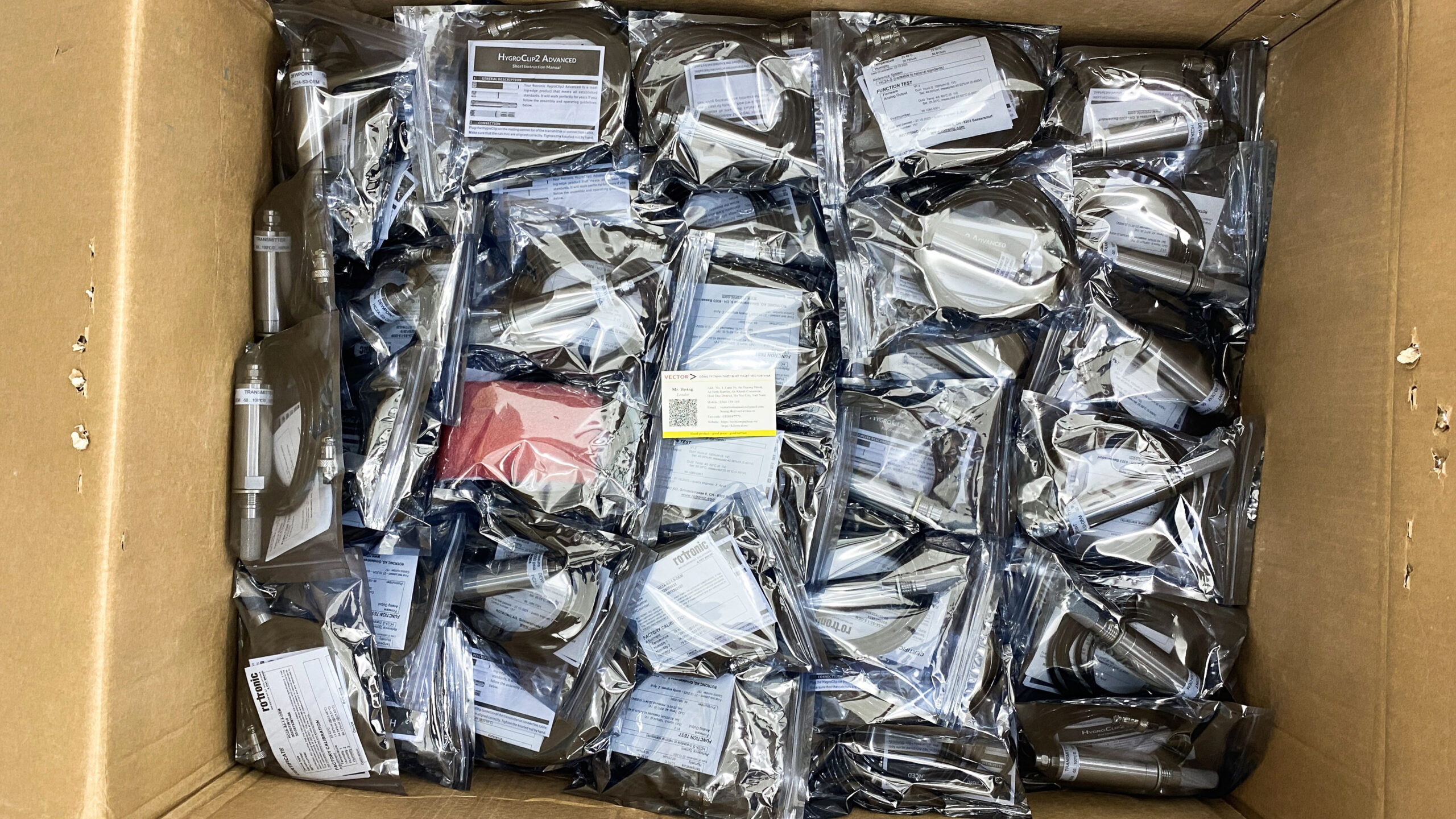 Lô hàng cảm biến Rotronic HC2A-S