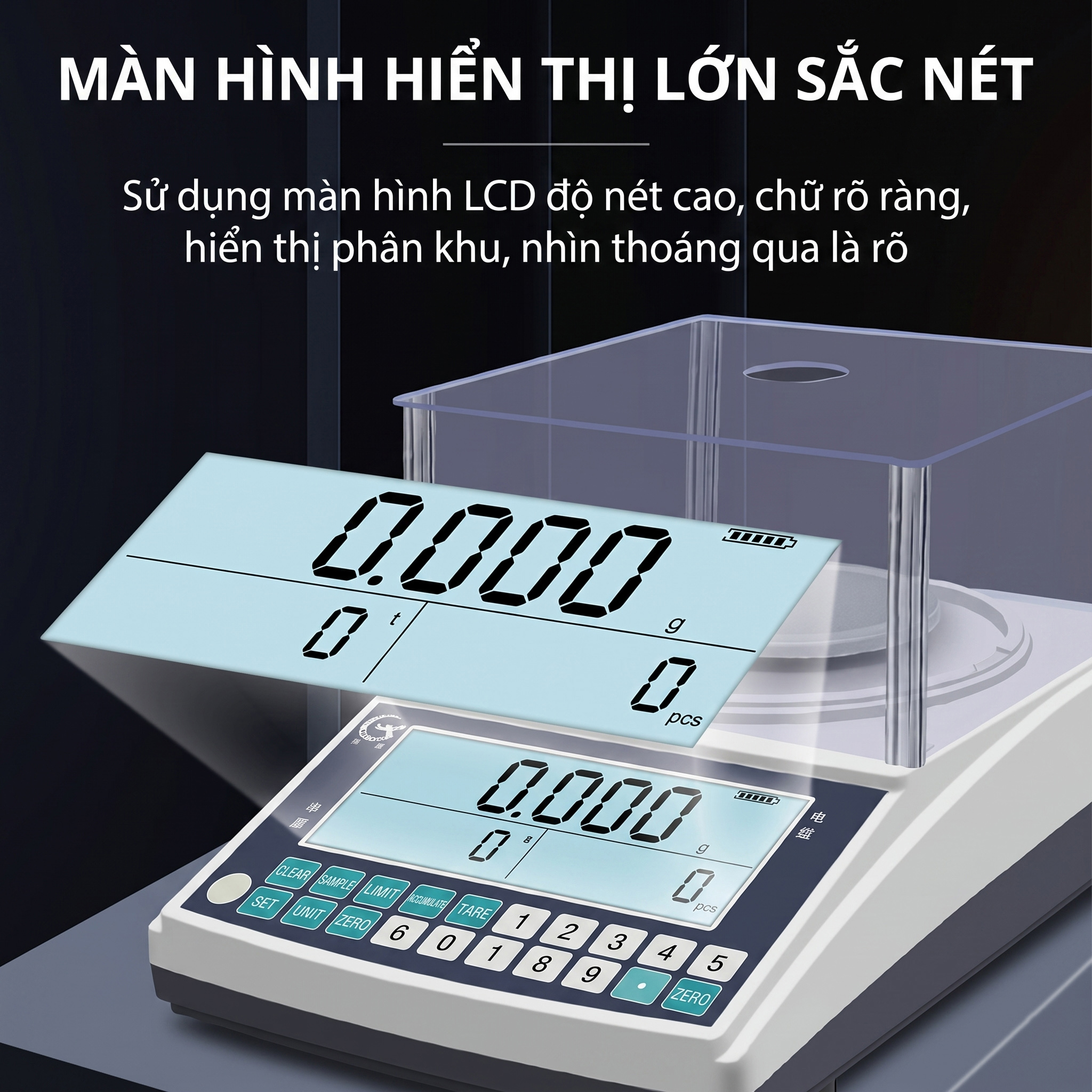 Màn hình LCD hiển thị lớn