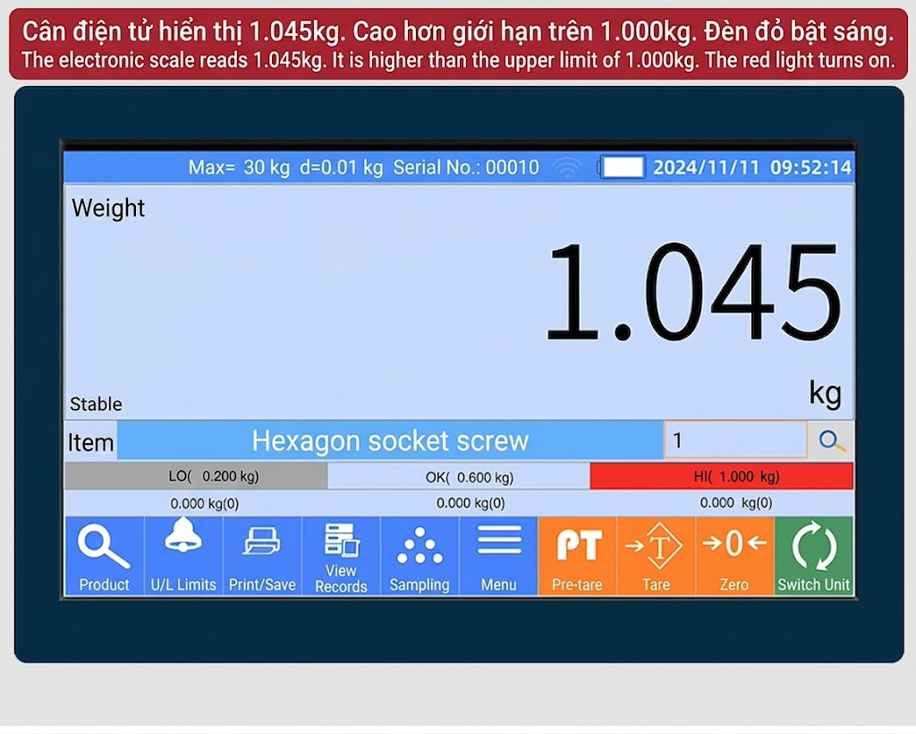 Lý do nên chọn cân điện tử thông minh VT-CTM